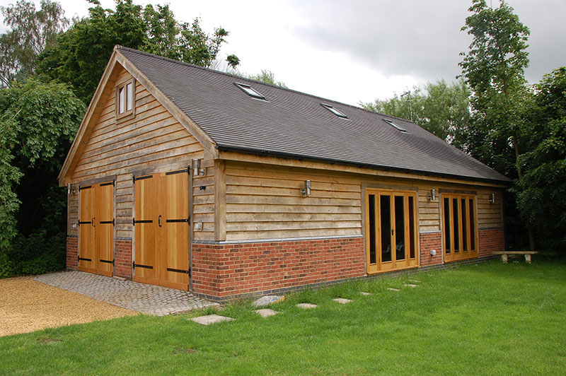 Double garage, garden store and gymnasium, Staffordshire